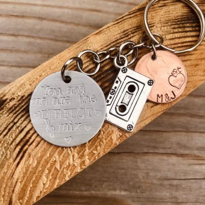 Hand Stamped You And Me Are The Perfect Mix..