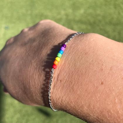 Pride Bracelet, Rainbow Jewelry, Anklet, Pride,..