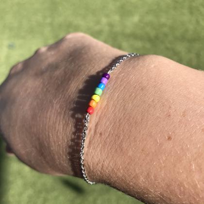 Pride Bracelet, Rainbow Jewelry, Anklet, Pride,..