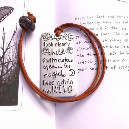 Magick Lives In The Wild Metal Bookmark With..