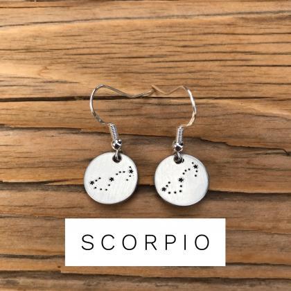 Earrings,scorpio, Zodiac, Constellation, Earrings,..
