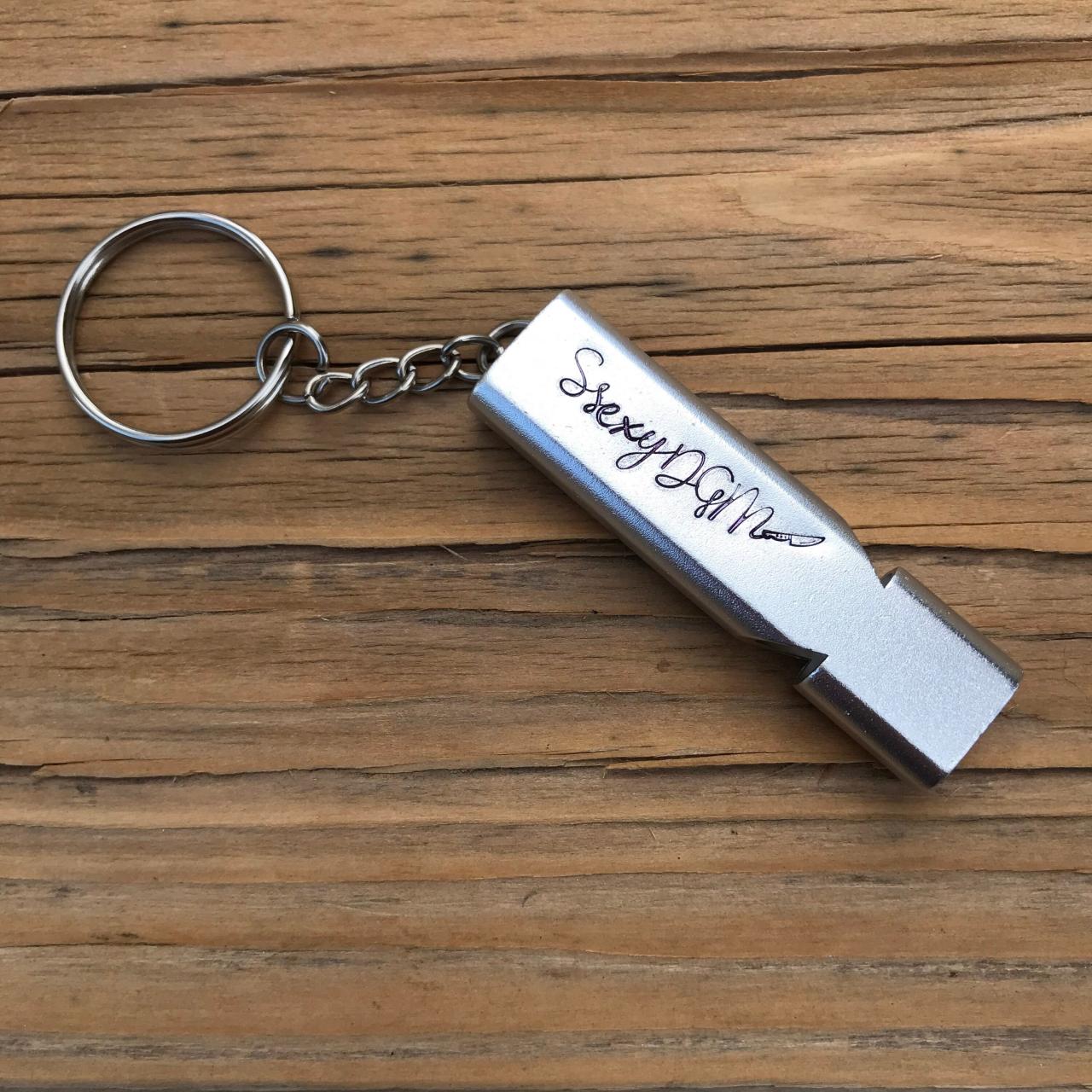 WHISTLE Stay Sexy Don’t Get Murdered whistle keychain, fuck politeness, murderino, you're in a cult