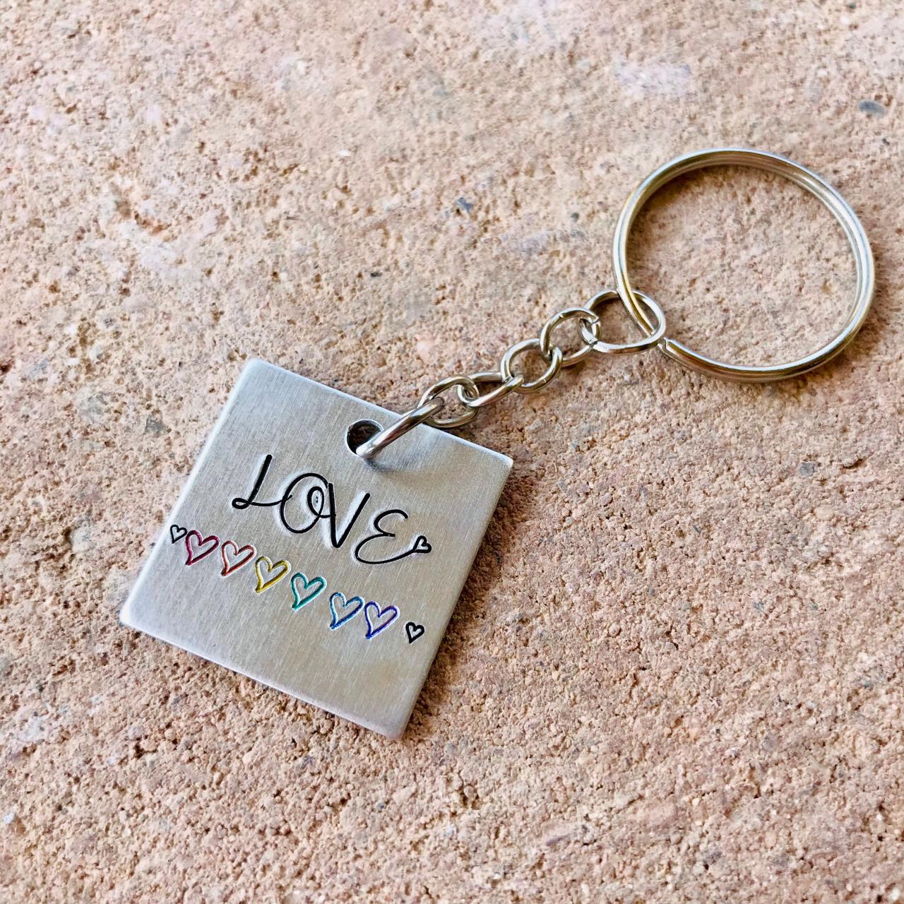 Love Pride Keychain, Pride Gift, Not A Phase, Rainbow Keychain, Backpack Clip, Backpack Charm, Coming Out Gift, Pride Month