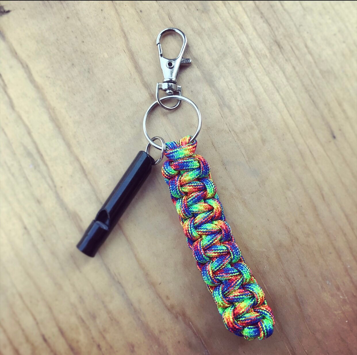 Pride, Whistle, Survival, Paracord, Keychain, Backpack Charm, 2021