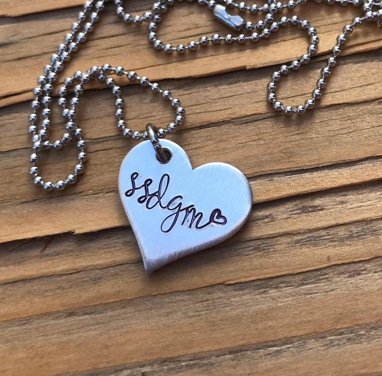 Stay Sexy Don’t Get Murdered Ball Chain, Aluminum Heart, Fancy, Lightweight, Love, Thoughtful Gift, Necklace