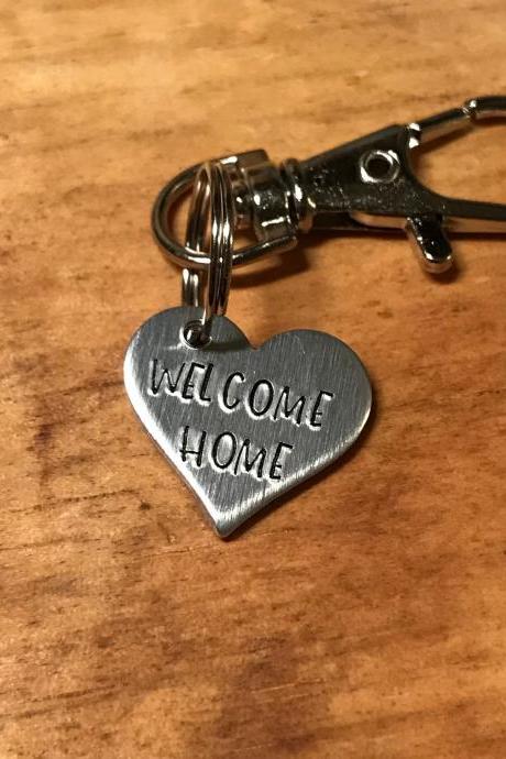 Welcome Home keychain